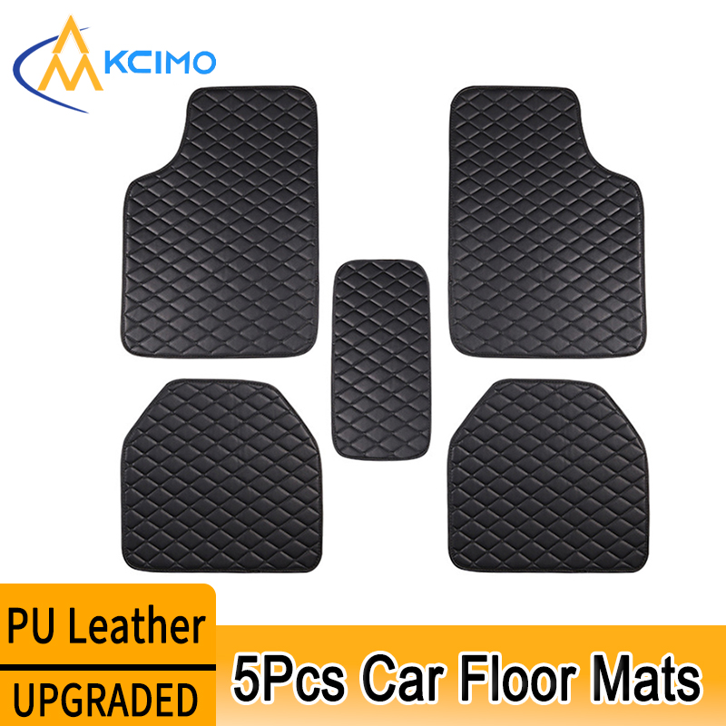 Car Floor Mats Universal Waterproof Leather - Kcimo 5종 자동차 바닥 매트 PU