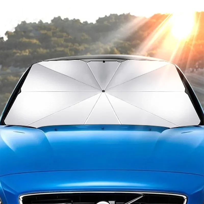 자동차 차양 앞 유리 우산 전면 햇빛 그늘 파라솔 접이 - Car Sunshade Windshield Umbrella Foldable 리뷰 및 가격