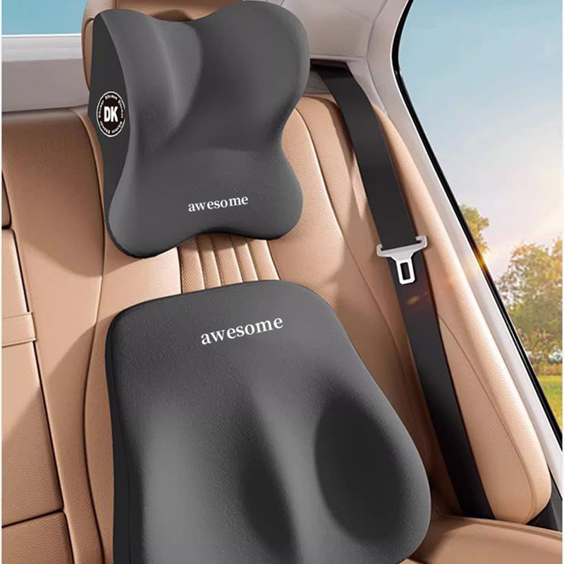 차량용 목베개 & 허리받침 세트 프리미엄 메모리폼 운전 - Memory Foam Car Neck Pillow Lumbar Support 리뷰 및 가격