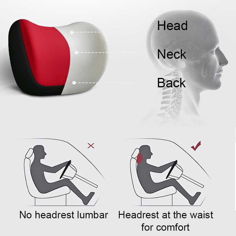 SEAMETAL 자동차 머리 받침 베개 인체 공학적 요 - Memory Foam Car Neck Pillow Lumbar Support 리뷰 및 가격