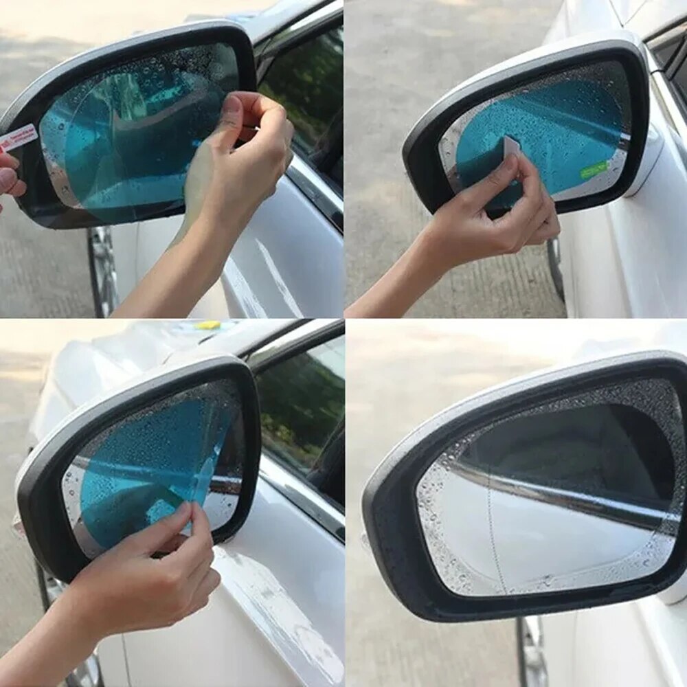 2pcs 유니버설 안티-안개 방지 눈부심 방지 방수 자 - Anti Glare Car Rearview Mirror Film 리뷰 및 가격