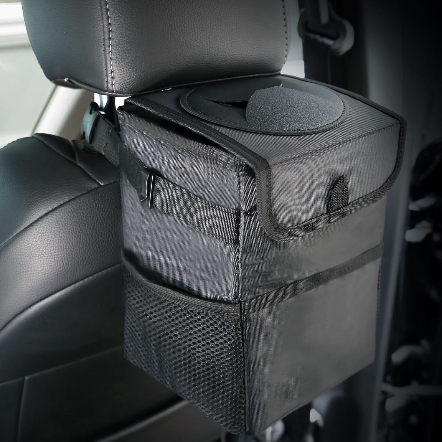 뚜껑 및 방수 보관 가방이 포함된 3-in-1 자동차  - Waterproof Car Trash Can With Lid 리뷰 및 가격