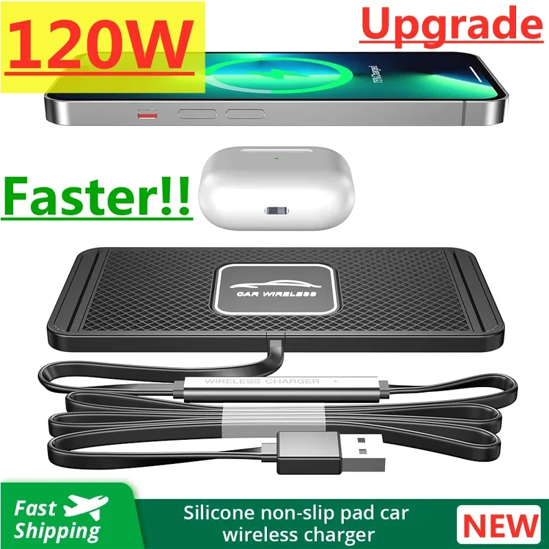 실리콘 패드 스탠드 무선 충전기 자동차 iPhone15 - Wireless Car Charger Mount Fast Charging 리뷰 및 가격